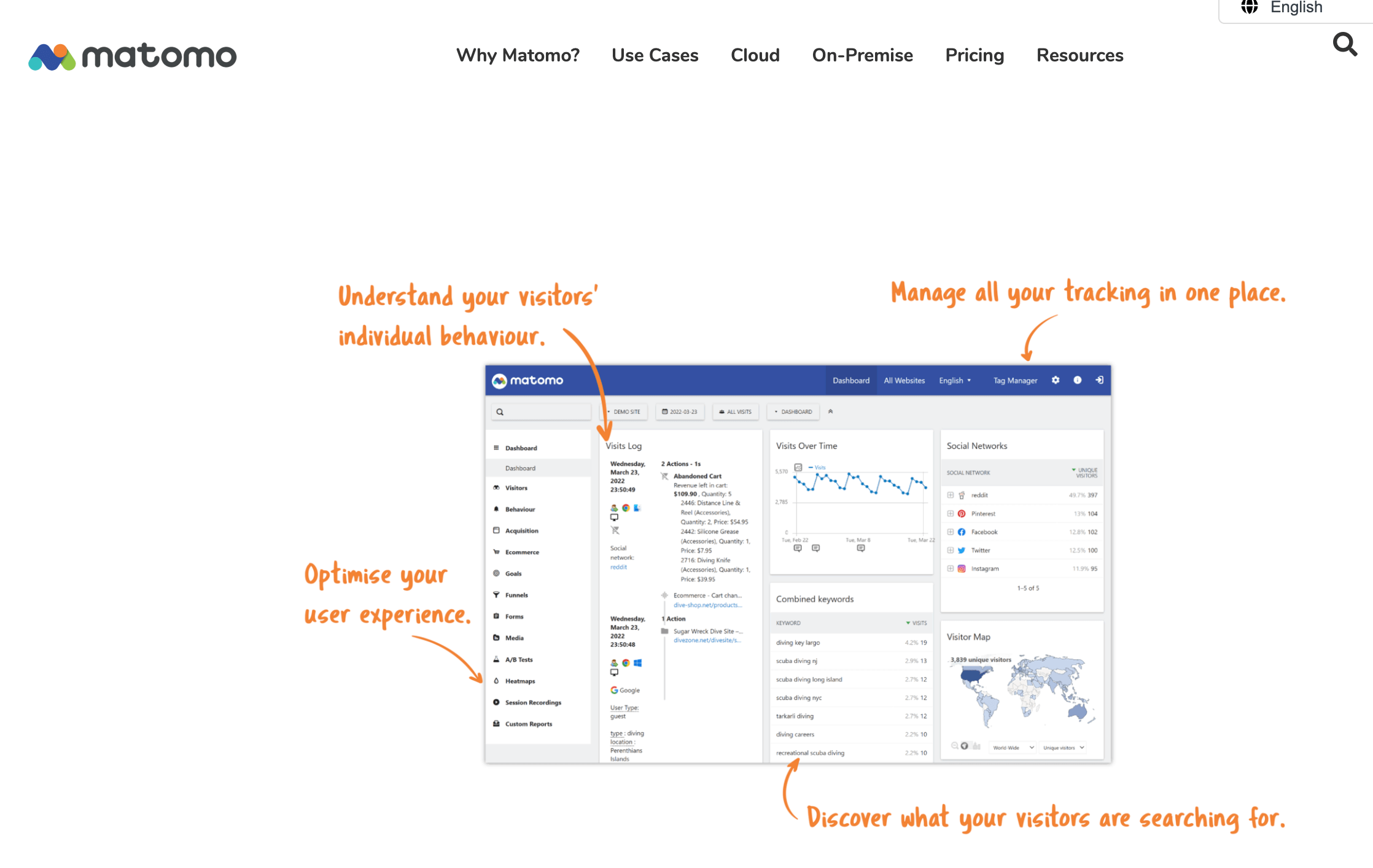 Matomo Analytics Dashboard